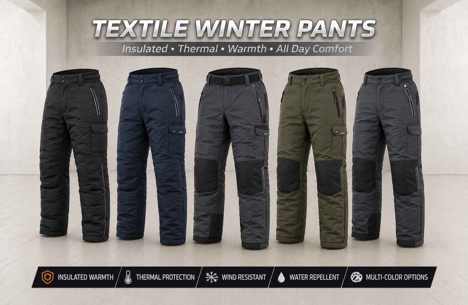 Textile Winter Pants